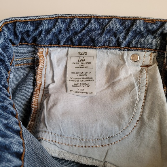 Denver Hayes Women's Vintage‎ Denim Low Rise Skinny Jeans Size 28 - Picture 9 of 9